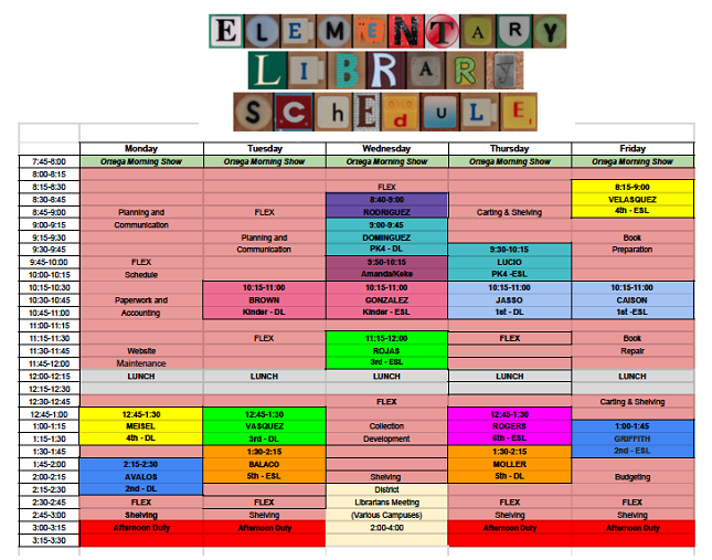 Library Ortega Elementary School